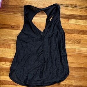 Lululemon Black Mesh Sleeveless Women's Top